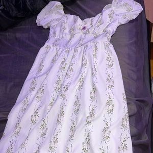 Cute long white dress